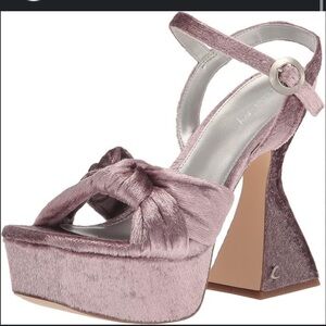 Free People X Sam Edelman Audrea Platform Heels mauve logo bow $140
8.5 party